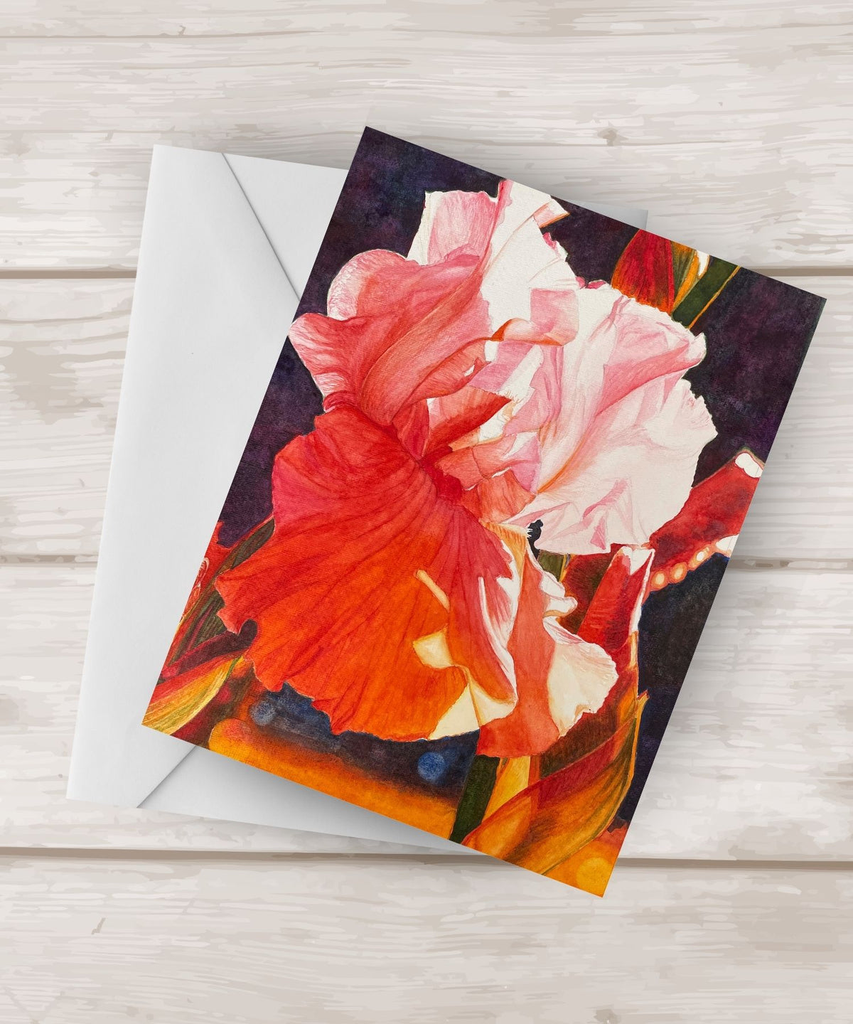 Blank Notecards | Pink Iris | 4.25″x 5.5″